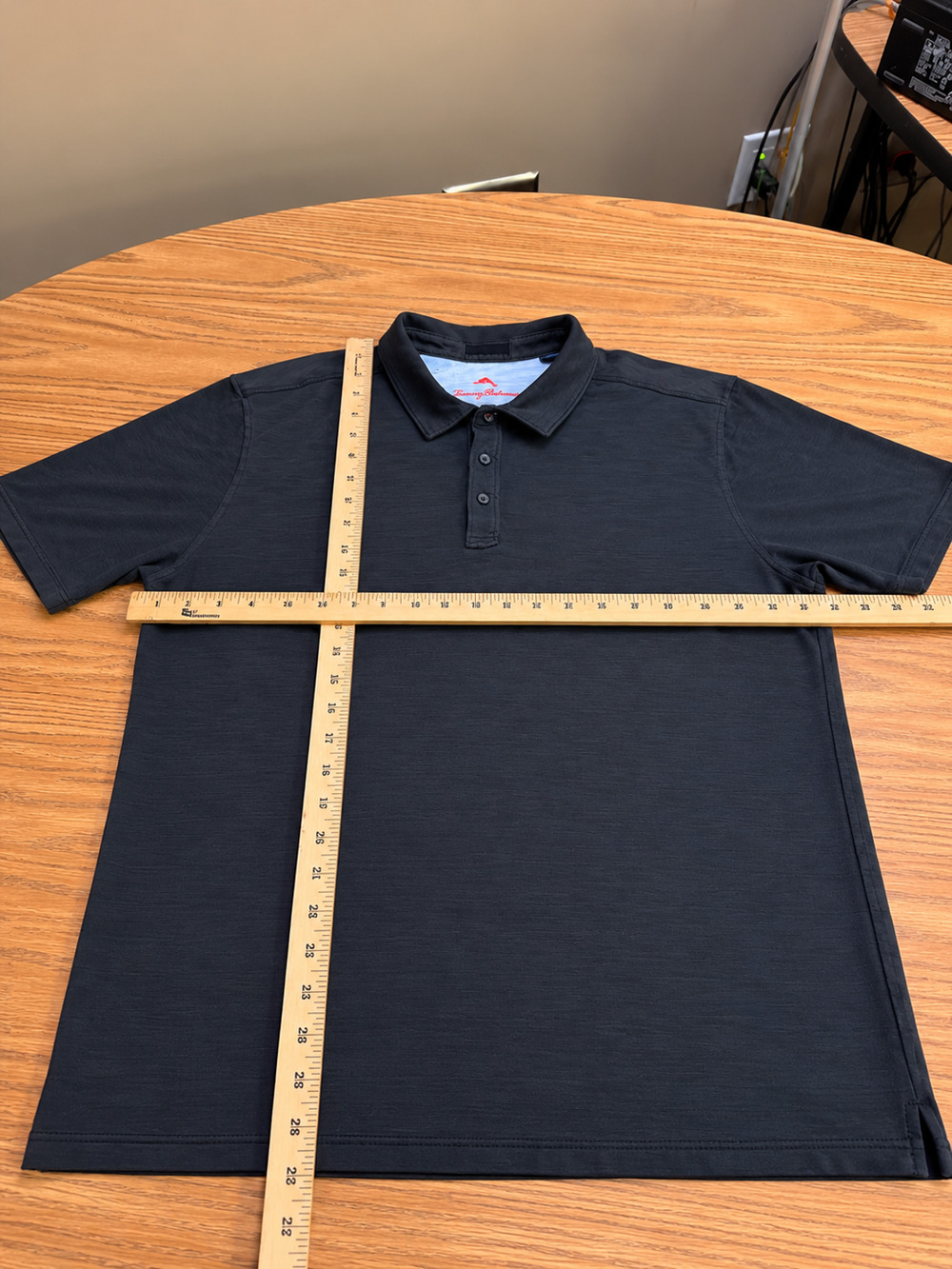 Tommy Bahama Men’s XXL Black Polo Shirt Short Sleeve Casual Golf 2XL